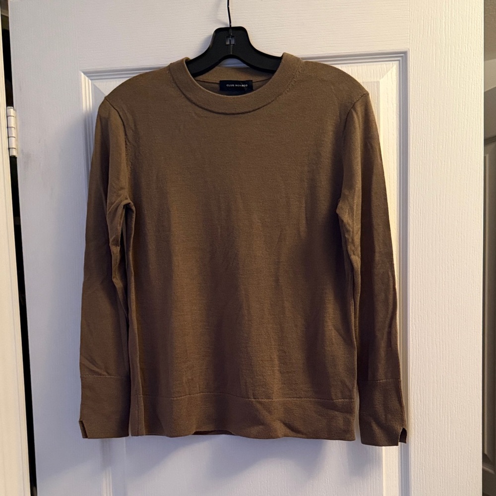 Club Monaco Neutral Crewneck Sweater